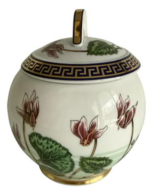 Round Giardino Tin with Lid by Versace for Rosenthal Meets Versace, 2000s