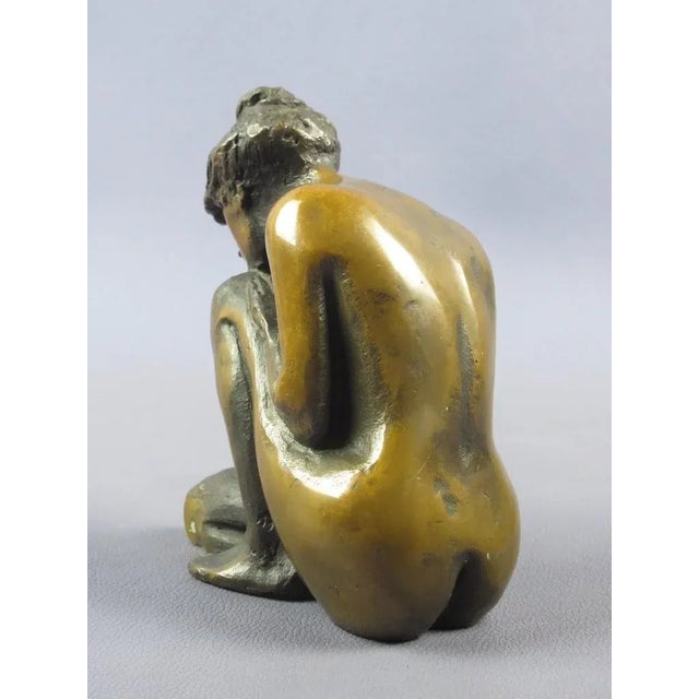 Bronze Statue by Vettor Cassinari, 20th Century, in Flawless conditions. Designed 1950 to 1959 This piece has an...