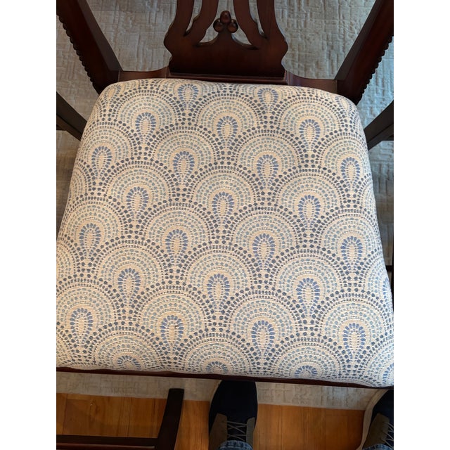 Late 20th Century Maitland-Smith Carved Mahogany Chippendale Dining Chairs - Set of 6 For Sale - Image 9 of 18