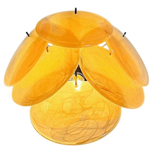 Metal Wall Sconces Murano Discs, 1990s, Set of 2 For Sale - Image 7 of 13