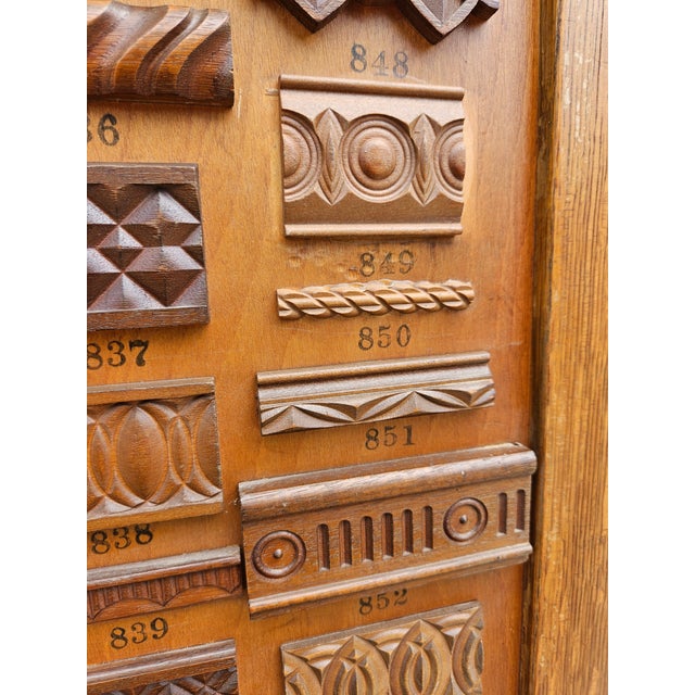 Mercantile Architectural Wood Molding Trim Display (Panel B) For Sale - Image 11 of 13