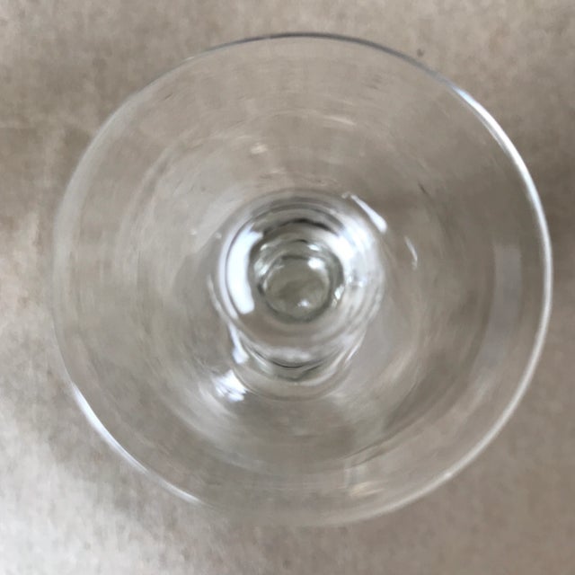 Glass Noritake Sasaki Etched Wheat Pattern Crystal Cordial Glasses - Set of 8 For Sale - Image 7 of 13