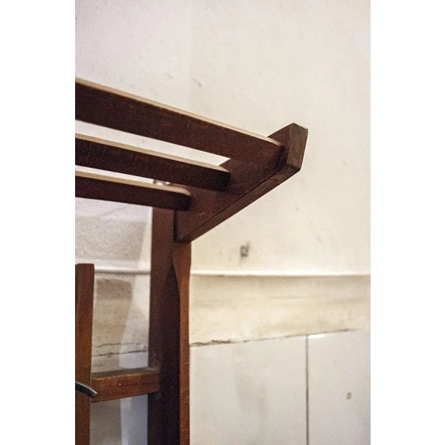 Italian Walnut Rack, 1950s For Sale - Image 4 of 8
