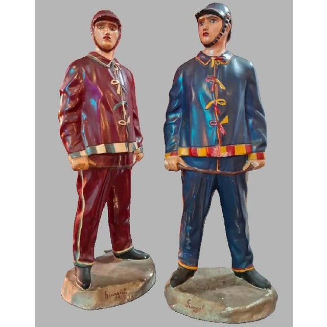 Contrade Senesi Jockey Figures by Giuggioli, Set of 2 For Sale - Image 13 of 13
