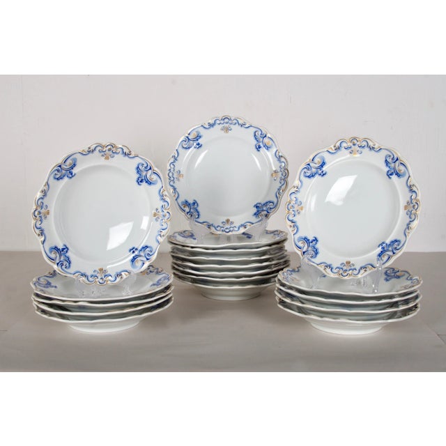 1851 Imperial Vienna Porcelain - Service for 18, 29 Pieces For Sale - Image 4 of 13