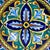 Traditional Vintage Hand-Painted Deruta Geometric Majolica Wall Plate - 6.5" For Sale - Image 3 of 7