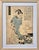 Set of 2 Edo Era (Ca 1825) Japanese Woodblock Prints of Bijin-Ga / Geisha by Keisai Eisen – Newly Framed For Sale - Image 4 of 7