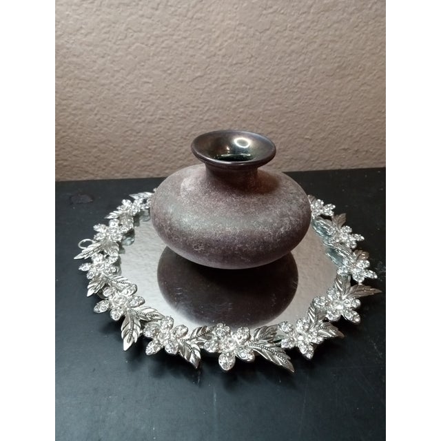 GORGEOUS Signed J Diller Iridescent Glazed 5" Raku Squat Vase This GORGEOUS Signed J Diller Iridescent Glazed Raku Squat...