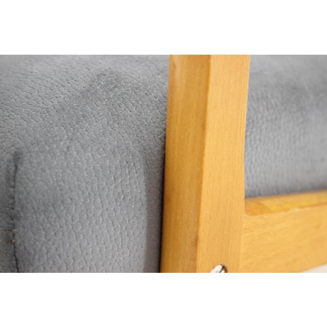 Set of Beech Armchairs, Former Czechoslovakia, 1970s For Sale - Image 16 of 18