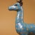Cloisonné Enamel Deer Figurine, 4kg, Blue Ground With Floral Motifs For Sale In Los Angeles - Image 6 of 9