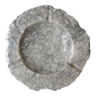 Italian Marble Ashtray Catchall, Organic Modern, Large For Sale
