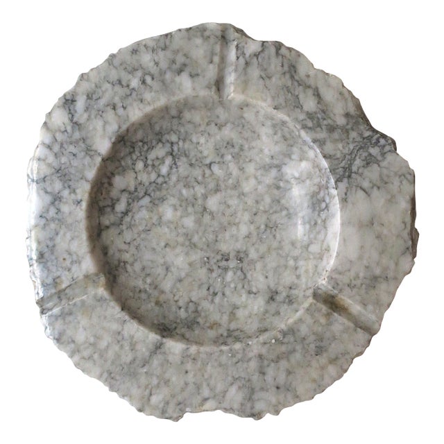 Italian Marble Ashtray Catchall, Organic Modern, Large For Sale