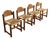 Rush Dining Chairs from Padova, Set of 4 For Sale