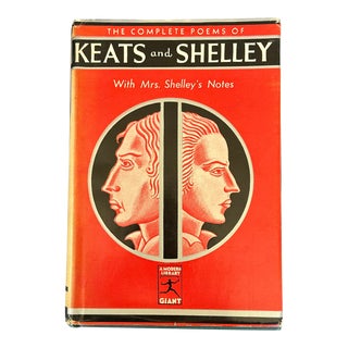 Modern Library Book Complete Poems of Keats & Shelley For Sale