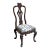 Traditional Fremarc Designs Carved Slat Back Side Chair For Sale - Image 3 of 3