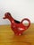 Mid-Century Red Glazed Duck Pot For Sale - Image 4 of 11