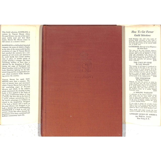 1930s "Sanfelice" 1936 Sheean, Vincent For Sale - Image 5 of 5