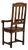 19th Century France Brown Wood Lounge Chair For Sale