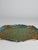 Wood Florentine Neo-Rococo Gilt and Turquoise Tray with Harlequin Pattern, Italy, 1950s For Sale - Image 7 of 18