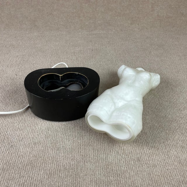 1950s Table Lamp by Paul Kedelv for Flygsfors Glasverk, Sweden, 1950s For Sale - Image 5 of 8