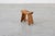 1920s Rustic Pine Stool with Cut-Out Trestle Legs, Sweden, 1920 For Sale - Image 5 of 17