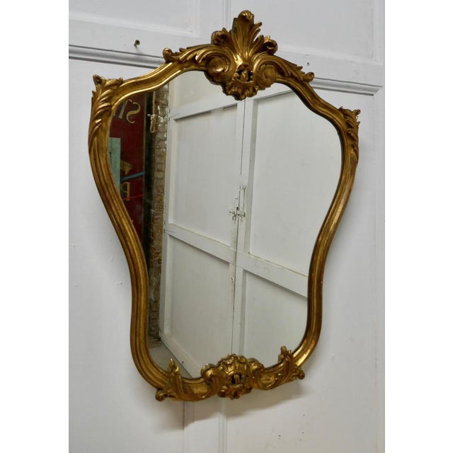 French Gilt Console or Hall Table and Mirror, 1880s, Set of 2 For Sale - Image 3 of 12