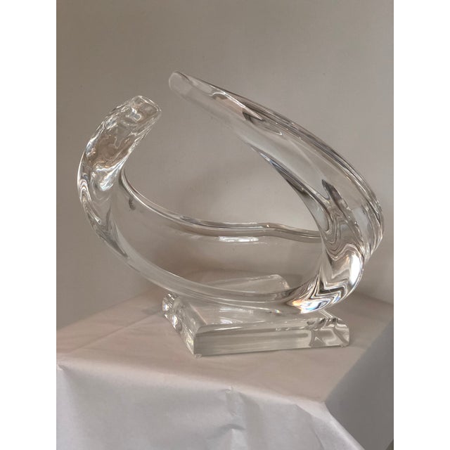 Lucite sculpture by artist Surace. The design of this sculpture by Surace is interesting from all angles. The size is...