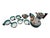 Painted Ceramic Tea Service by Nicolay Dulgheroff for Ceramiche Mazzotti Albisola, 1960s, Set of 15 For Sale - Image 3 of 18
