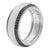 Contemporary David Yurman 18k Solid Gold Beveled Black Diamond Band Ring 16.5g, Size 8 For Sale - Image 3 of 3
