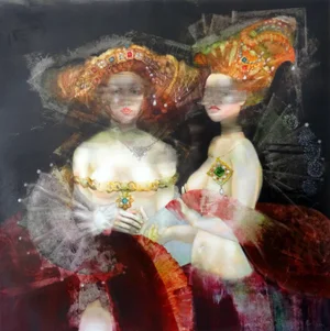 Ilze Laizane, Open Your Eyes, 2022, Oil on Canvas