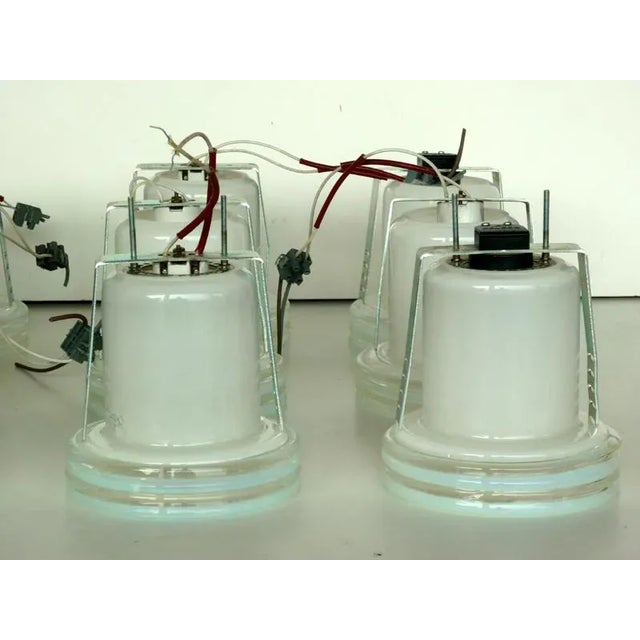 Italian Ceiling Lamps by Roberto Pamio for Leucos, 1970s, Set of 9 For Sale - Image 3 of 9