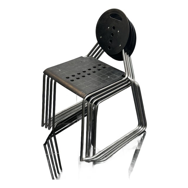 1980s “Charlie” Dining Chair by Carlo Bimbi & Nilo Gioacchini for Segis, Italy For Sale