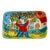 MCM Italian Hand Painted DeSimone Man With Apples Ceramic Tray Ashtray Catchall For Sale