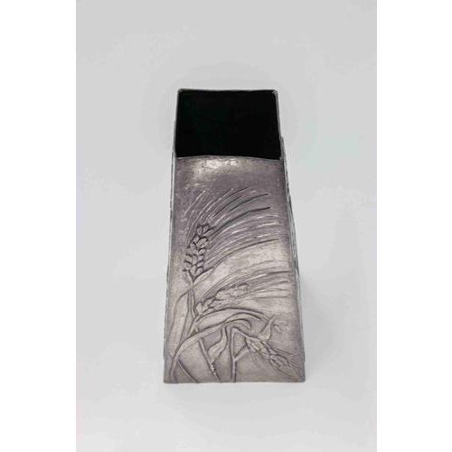 Art Nouveau Pewter Vase, Italy, Early 20th Century For Sale - Image 4 of 7