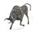 Industrial Premium Handcrafted Recycled Metal Bull Sculpture | 92" X 57" | One of a Kind For Sale - Image 3 of 14