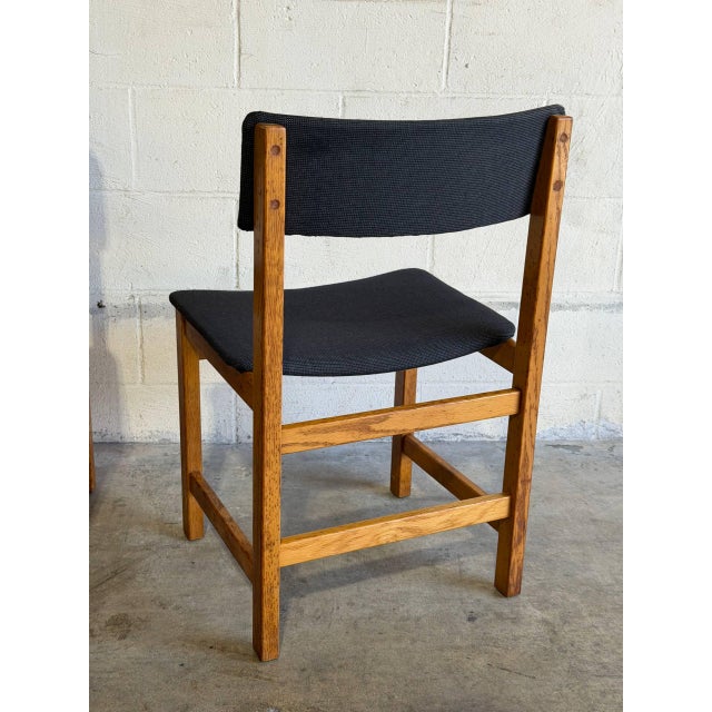 Farstrup Dark Oak Dining Chairs Set of 4 Danish Mid-Century Modern 1970s For Sale - Image 10 of 11