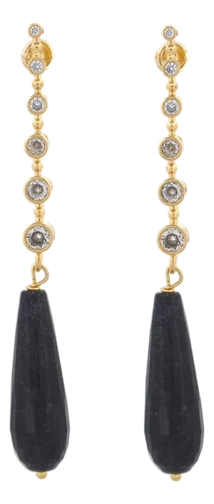 Moonlit Spirit Sodalite Drop Earrings, A Pair