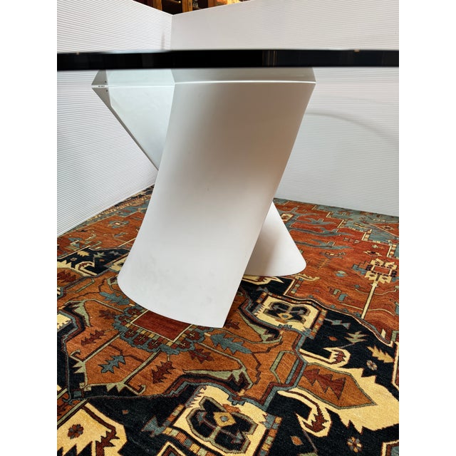 Design Plus Gallery presents the S Table by Xavier Lust for MDF Italia. This sculptural table has a round glass top set...