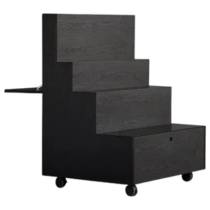 Storage Unit in Black by Achille Castiglioni for Hille