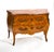 Brown Louis XV Style Bombé Commode in Wood and Red Marble, Late 19th Century For Sale - Image 8 of 8