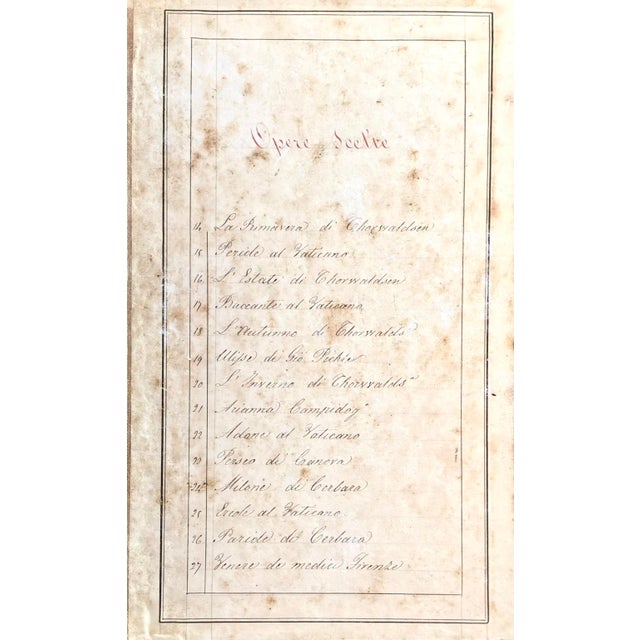 Sculpture Materials Italian Grand Tour Book of Plaster Intaglios by Giovanni Liberotti #3 For Sale - Image 7 of 12