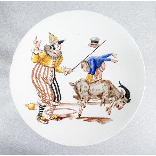 Pagliacci Plates from S. C. Richard, 1890s, Set of 5 For Sale - Image 12 of 18
