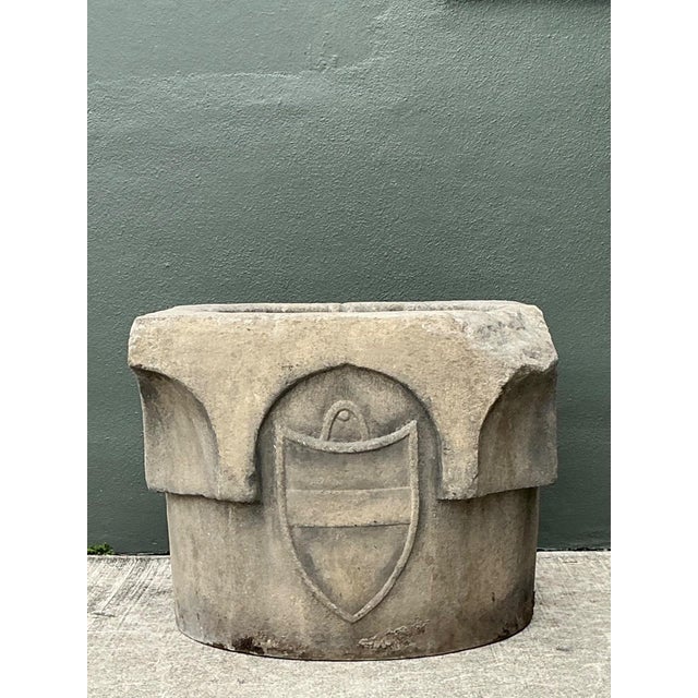 Stone Vintage 19th Century Cast Stone Well Head For Sale - Image 7 of 16