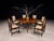 This refined extendable dining table, designed by Jorge Jabour in the 1950s, is a distinguished example of Brazilian mid-...