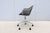 Metal Italian Modern Antonio Citterio for B&b Italia Iuta Swivel Desk Task Chair, Gray Leather For Sale - Image 7 of 18