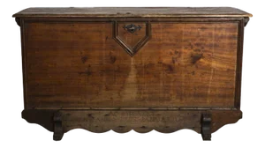 Antique Wooden Trunk, 1793