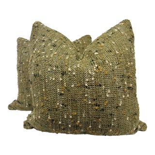 Donghia "Knots Landing" in Artichoke 22" Pillows-a Pair For Sale