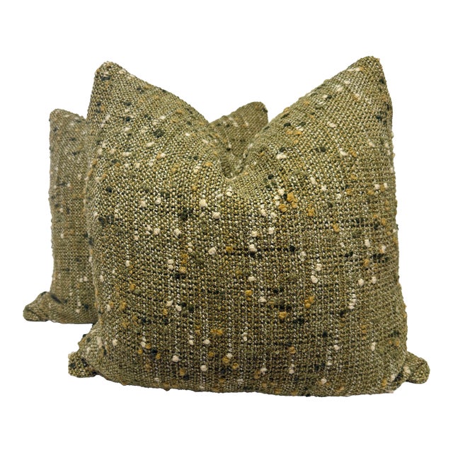 Donghia "Knots Landing" in Artichoke 22" Pillows-a Pair For Sale