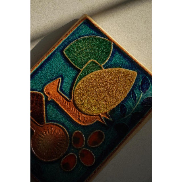 Mid-20th Century Danish Ceramic Relief from Søholm, 1960s For Sale - Image 16 of 18