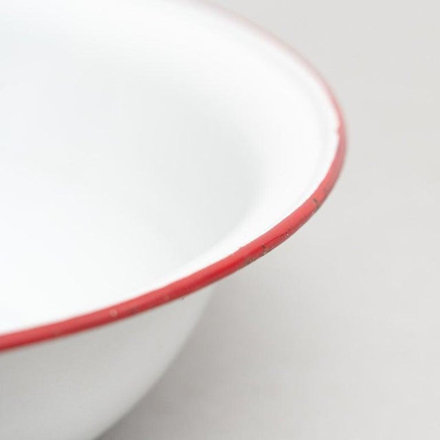 Blue Vintage Soanish Metal Basin, 1970, Set of 2 For Sale - Image 8 of 16